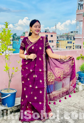 চান্দুরি সিল্ক শাড়ি